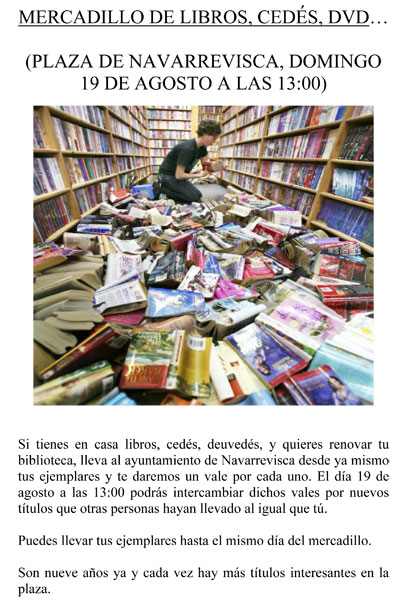 MERCADILLO DE LIBROS